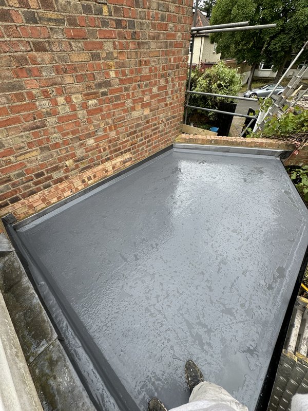 After flat roof replacement Surrey